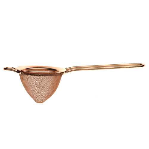 Product image #1 for Barfly 3-1/2-Inch Fine-Mesh Copper-Plated Stainless Steel Mesh Strainer with Front Rest Loop