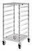 Thumbnail image #1 for Quantum Mobile Bin Cart, 21 x 24 x 45 Inches, Chrome Plated Finish