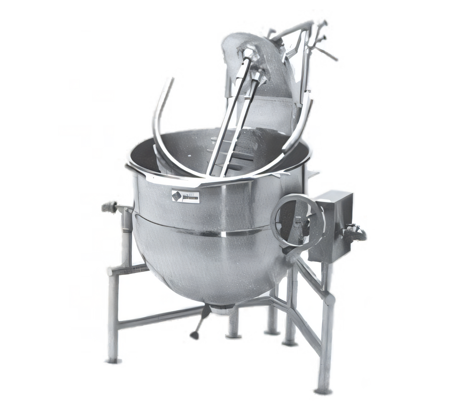 Product image #1 for Legion TWT-30 30-Gallon Direct Steam Tilting Kettle with 2/3 Jacket and Tri-Leg Base