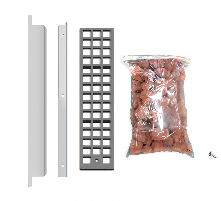 Product image #1 for 48-Inch Charbroiler Lava Rock Kit with 11 Cast Iron Racks