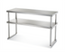Thumbnail image #1 for 72-Inch Double Overshelf for Prep Tables, 304 Stainless Steel