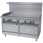 Thumbnail image #1 for Garland G Starfire Pro G60-G60CR 60-Inch Gas Restaurant Range with 5/8-Inch Griddle, Convection Oven and Standard Oven