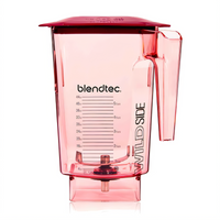 Blendtec WildSide™ Red Blender Jar with Hard Lid, 90 oz Capacity