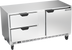 Thumbnail image #1 for Beverage-Air UCFD60AHC-2 2-Section Undercounter Freezer with 2 Drawers and 1 Door, 60-Inch, 17.1 Cu. Ft.