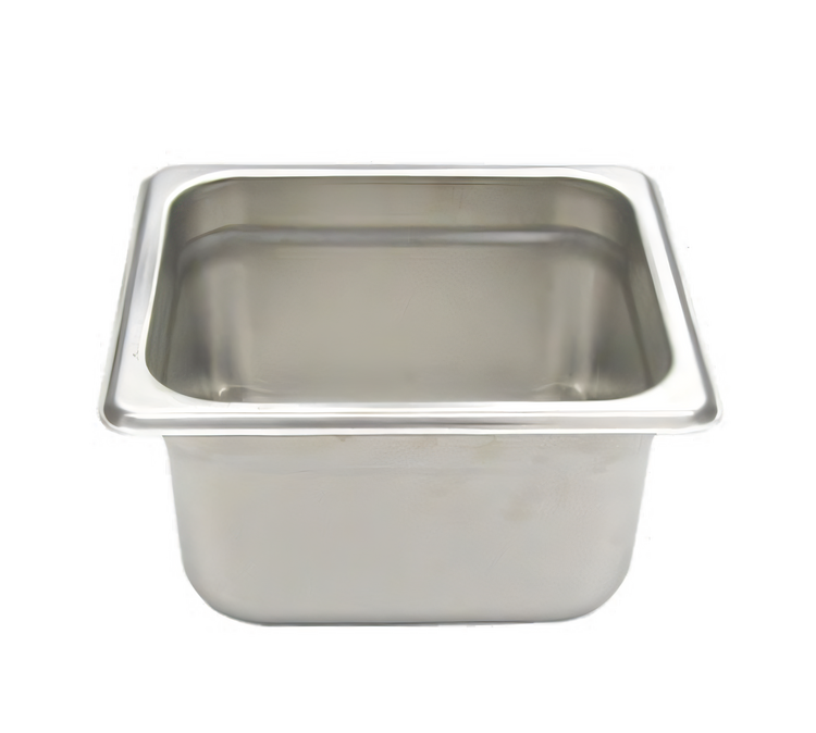 Product image #2 for NestWell 1/6-Size 4-Inch Deep Heavy 22-Gauge Solid Stainless Steel Steam Table Pan
