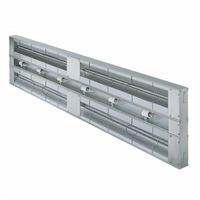 Hatco Glo-Ray 18-Inch Double Lighted Infrared Strip Heater, 820-Watt, Aluminum