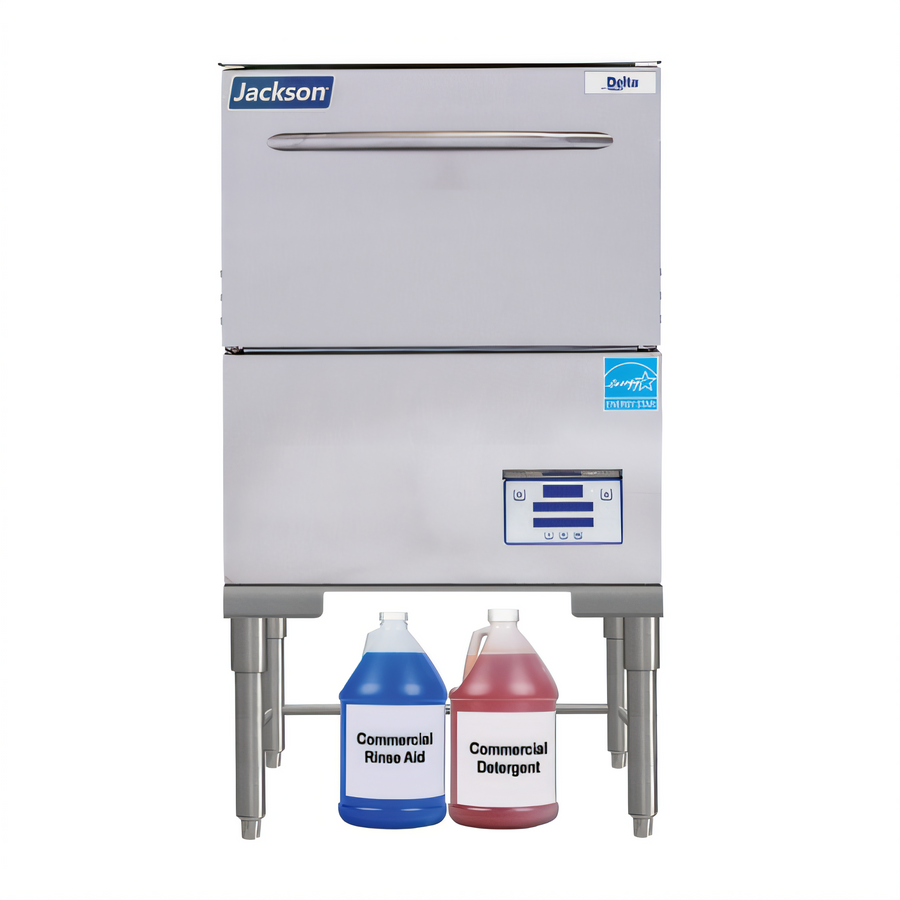 Product image #1 for Jackson Delta® Tall Freestanding Door-Type High-Temperature Sanitizing Glasswasher with Steam Elimination & Energy Recovery, 20" x 20" Rack
