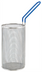 Thumbnail image #1 for Winco Round Tall Pasta Boil Basket, 5-Inch x 9-Inch, Stainless Steel Mesh