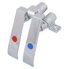 Thumbnail image #1 for BK Resources BKDMKV-G Dual Pedal Metering Knee Valve, Lead-Free, Chrome Plated, 1/2 Inch NPT