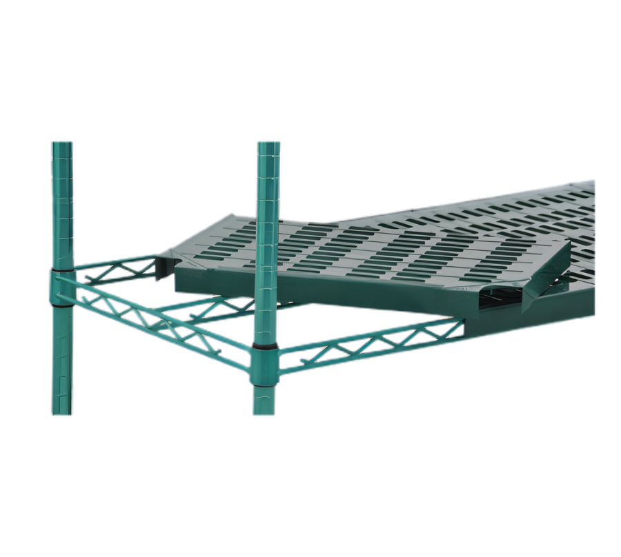 Product image #1 for QuadPlus Solid Polymer Shelf Mat with MICROGARD Antimicrobial Protection, 72 x 18 Inches, Green
