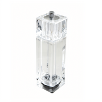 Winco 6-Inch Clear Acrylic Pepper Mill / Salt Shaker