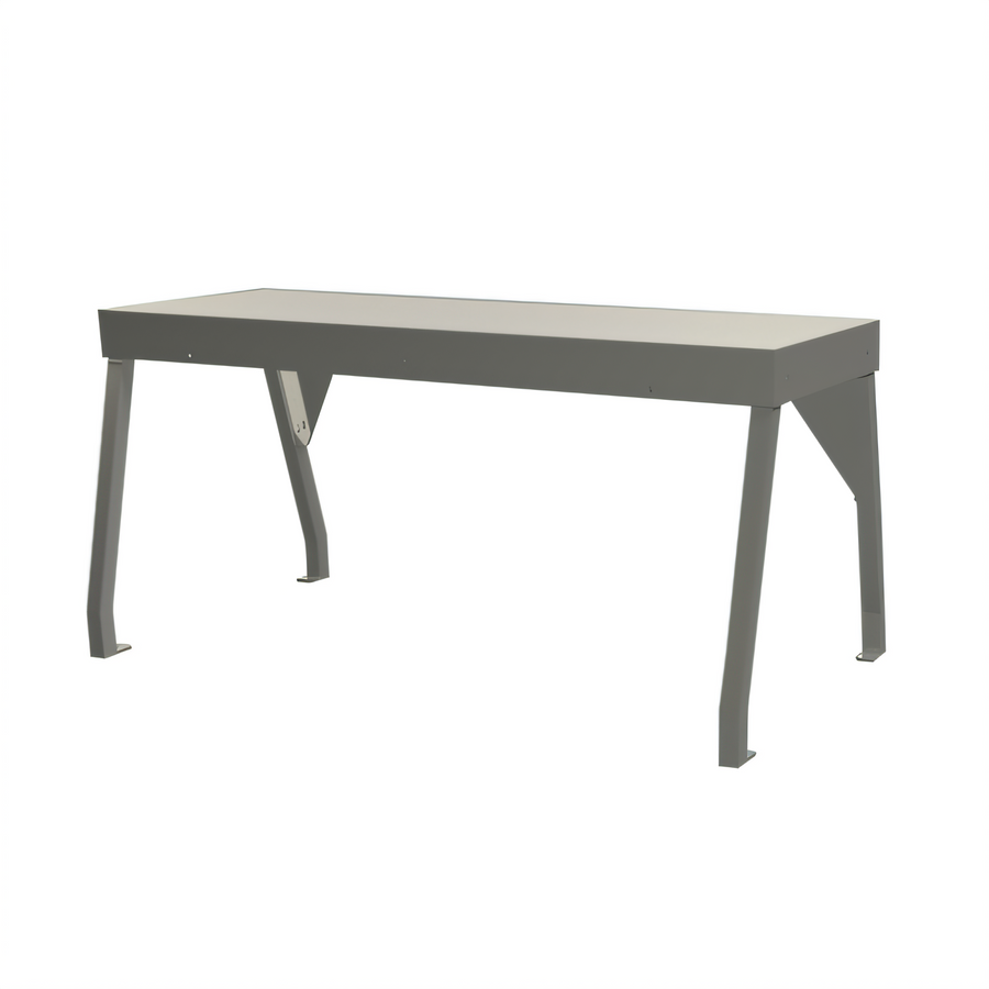 Product image #1 for Duke Deluxe Table-Mount Single Shelf Serving Overshelf, 86-3/8 Inch W x 10-1/2 Inch D x 20 Inch H, Stainless Steel