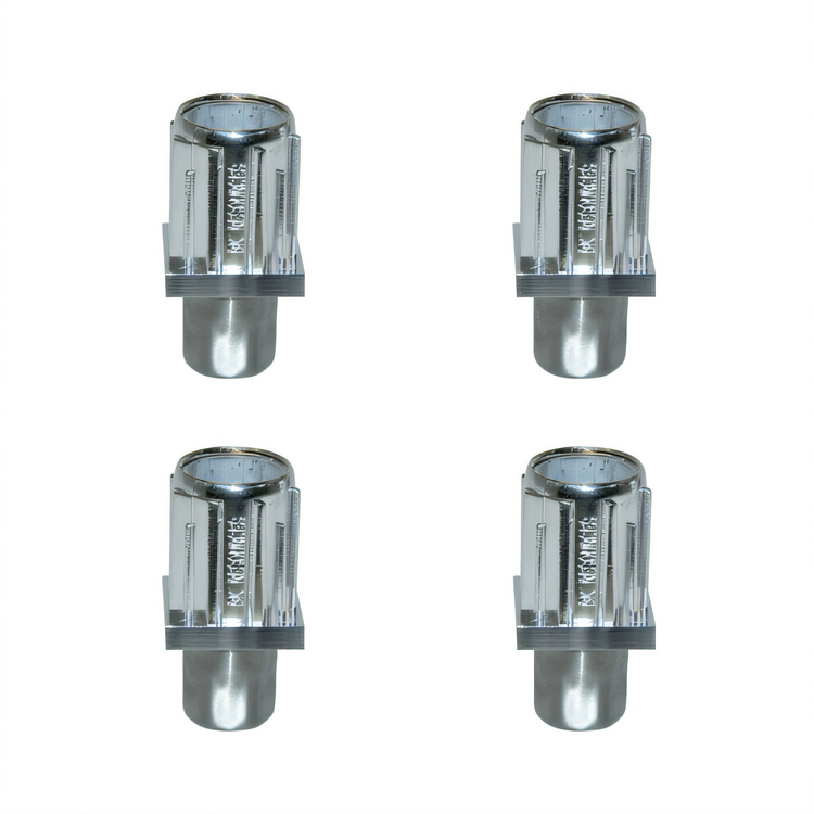 Product image #1 for BK Resources BK-SSQAF-4 Shelf Casters & Leveling Feet