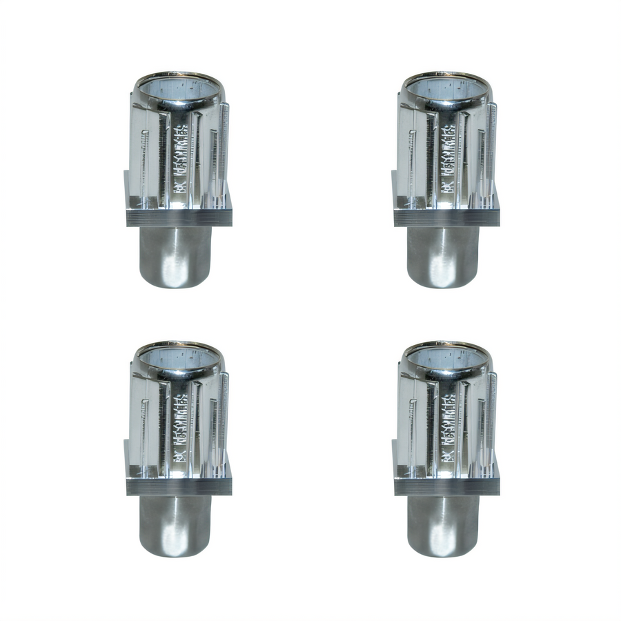 Product image #1 for BK Resources BK-SSQAF-4 Shelf Casters & Leveling Feet