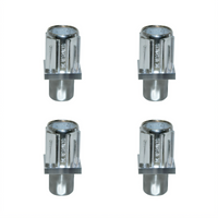 BK Resources BK-SSQAF-4 Shelf Casters & Leveling Feet