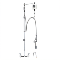 T&S Brass B-0130 Wall-Mount Pre-Rinse Unit with Balancer and Quick Disconnect Spray Attachments
