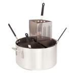 Thumbnail image #1 for Crestware PASTA20I Triangular Stainless Steel Pasta Cooker Insert Only for PASTA20D Case of 4