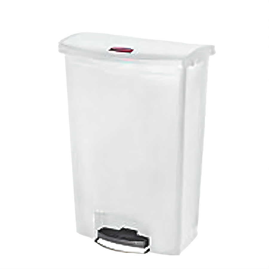 Product image #1 for Slim Jim 24 Gallon White Resin Front-Step Waste Container