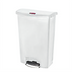 Thumbnail image #1 for Slim Jim 24 Gallon White Resin Front-Step Waste Container