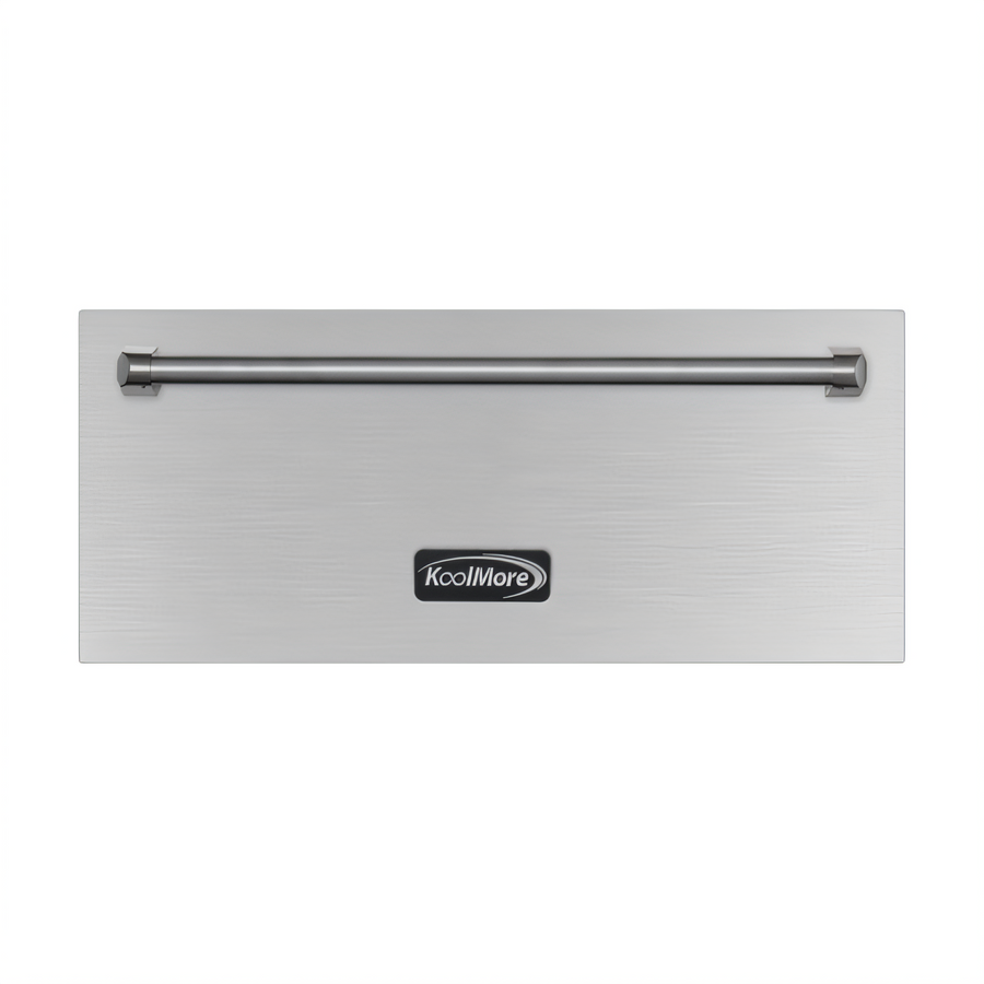 Product image #1 for KoolMore 30-Inch Stainless Steel 3-Compartment Warming Drawer