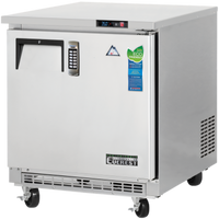 Everest Refrigeration One-Section Laboratory Refrigerator with Solid Self-Closing Door, 7.5 Cu. Ft., Stainless Steel