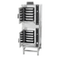 Thumbnail image #1 for Groen HyperSteam 2-Compartment Pressureless Gas Convection Steamer with Stand, 10-Pan Capacity