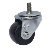 BK Resources 25SBR-4ST-LDP-PS4 Shelf Casters & Leveling Feet
