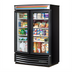 Thumbnail image #1 for True Radius Front Two-Section Glass Door Merchandiser Refrigerator