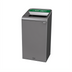 Thumbnail image #1 for Rubbermaid Commercial Products Configure 1-Stream Decorative Organic Waste Recycling Container, 23 Gallon, Square, Indoor, Stenni Grey