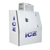 Fogel ICB-1-S Outdoor Bagged Ice Merchandiser, 40 Cu. Ft., 1 Solid Hinged Door, Top-Mounted Self-Contained Refrigeration, 115V