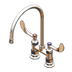 Thumbnail image #1 for T&S Brass B-0324-CR-129X 4 Inch Centers Deck Mount Surgical Mixing Faucet with 8 3/4 Inch Gooseneck