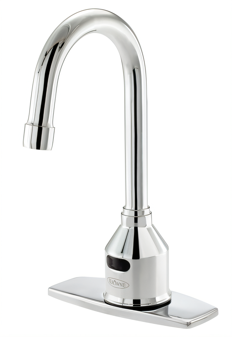 Product image #1 for Krowne Royal Series Touchless Electronic Deck-Mount Faucet with 4-1/2 Inch Rigid Gooseneck Spout