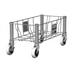 Thumbnail image #1 for Slim Jim Single Stainless Steel Trash Can Dolly for 16- and 23-Gallon Containers