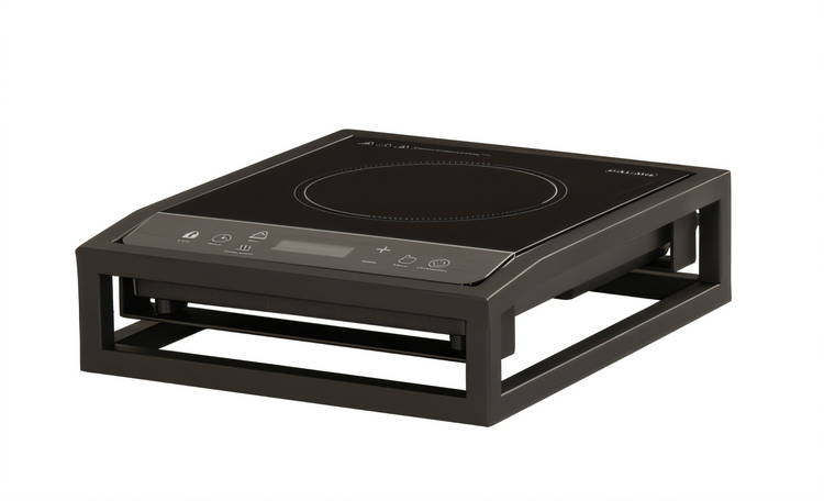 Product image #1 for Cal-Mil Milo Single-Burner Countertop Induction Cooktop, Black Powder-Coated Metal