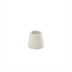 Thumbnail image #2 for American Metalcraft 2.5 oz. Fluted Ceramic Creamer with Crimped Rim