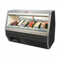 Howard-McCray 95-Inch Remote Double Duty Fish and Poultry Service Case with LED Lighting