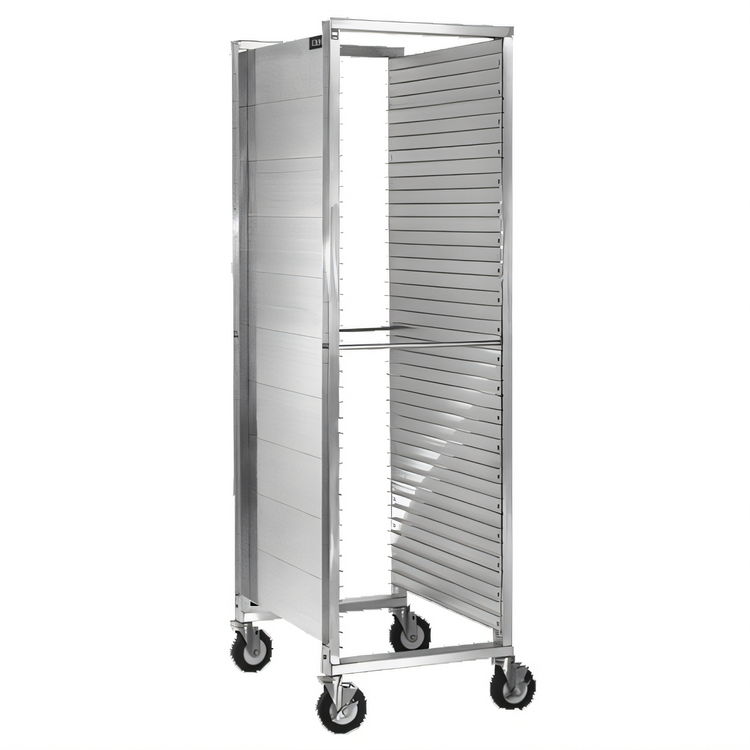 Product image #1 for Cres Cor Full-Height Mobile Correctional Utility Pan Rack with Reinforced Closed Sides, End Loading