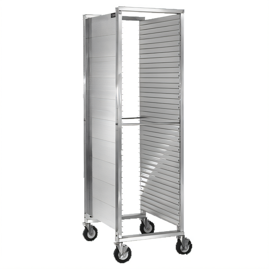 Product image #1 for Cres Cor Full-Height Mobile Correctional Utility Pan Rack with Reinforced Closed Sides, End Loading