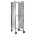 Thumbnail image #1 for Cres Cor Full-Height Mobile Correctional Utility Pan Rack with Reinforced Closed Sides, End Loading