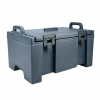Cambro Ultra Pan Carrier Top-Loading Insulated GN Food Pan Carrier, 40 Qt., Granite Gray