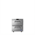 Thumbnail image #1 for Atosa 1-Section 2-Drawer Undercounter Refrigerator, 27-1/2-Inch W, 7.15 Cu. Ft., Rear-Mounted Self-Contained, Stainless Steel