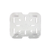 Thumbnail image #1 for Crestware 1/6 Size Clear Polycarbonate Food Pan Drain Tray