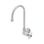 Thumbnail image #1 for T&S Brass S-0310 Pantry Faucet, single hole single temperature wall mount faucet, 5 3/4" swivel/rigid gooseneck with stream regulator outlet