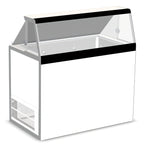 Thumbnail image #1 for Master-Bilt Products DD-46 Floor Model Ice Cream Dipping/Display Freezer Merchandiser, Slanted Glass, 8 Display Tubs, 4 Storage Tubs, 115V