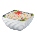 Thumbnail image #1 for Vollrath 47634 Square Beehive Double-Wall Insulated 18/8 Stainless Steel Serving Bowl, 3.2 Quart Case of 6