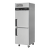 Thumbnail image #1 for Turbo Air M3 Series One-Section Reach-In Freezer with Solid Half Doors, 21.5 Cu. Ft., Top-Mounted Self-Contained