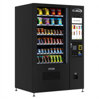 Koolmore 60-Slot Non-Refrigerated Snack Vending Machine with 22-Inch Touch Screen, Black