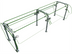 Thumbnail image #1 for Hatco Flav-R-Shield ES92-72 72-Inch Double-Sided Self-Service Sneeze Guard