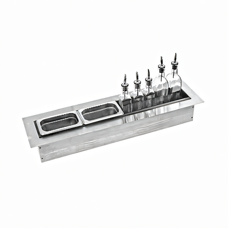Product image #1 for Glastender DI-MW24 Drop-In Stainless Steel Mixology Well, 24 Inch Wide