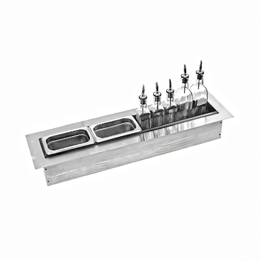Product image #1 for Glastender DI-MW24 Drop-In Stainless Steel Mixology Well, 24 Inch Wide